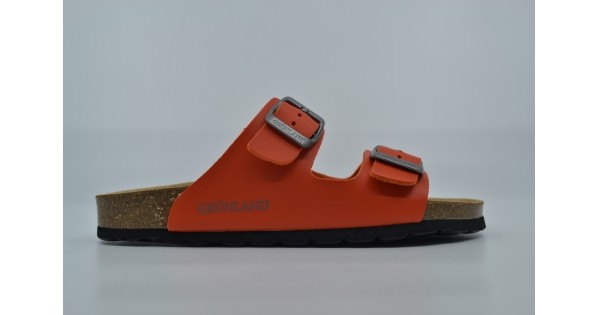 Sandali Estivi Donna CUSHIONAIRE Pluto, Colore Whisky, Taglia 38.5, Con Plantare In Sughero E Doppia Fibbia Regolabile, Suola EVA Leggera