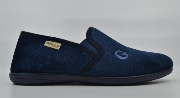 Pantofole Da Uomo GRUNLAND Modello CB2209 – Colore Blu, Taglia 45, In Feltro